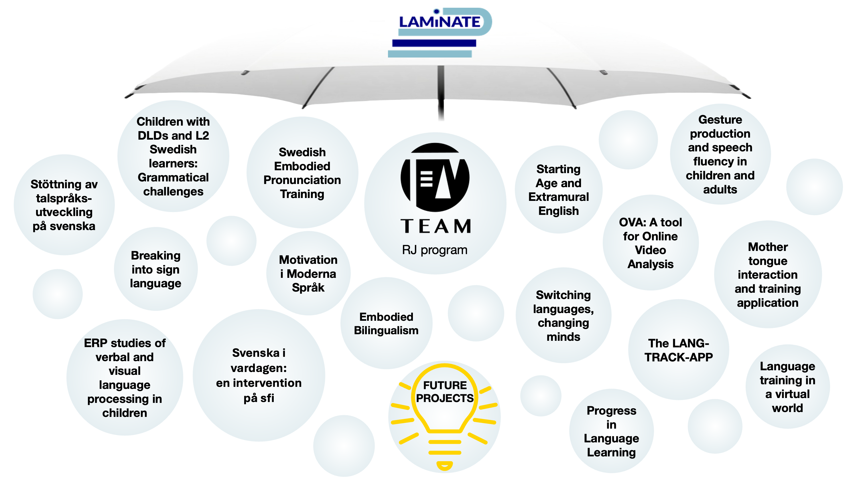 Research projects led by or involving LAMiNATE members