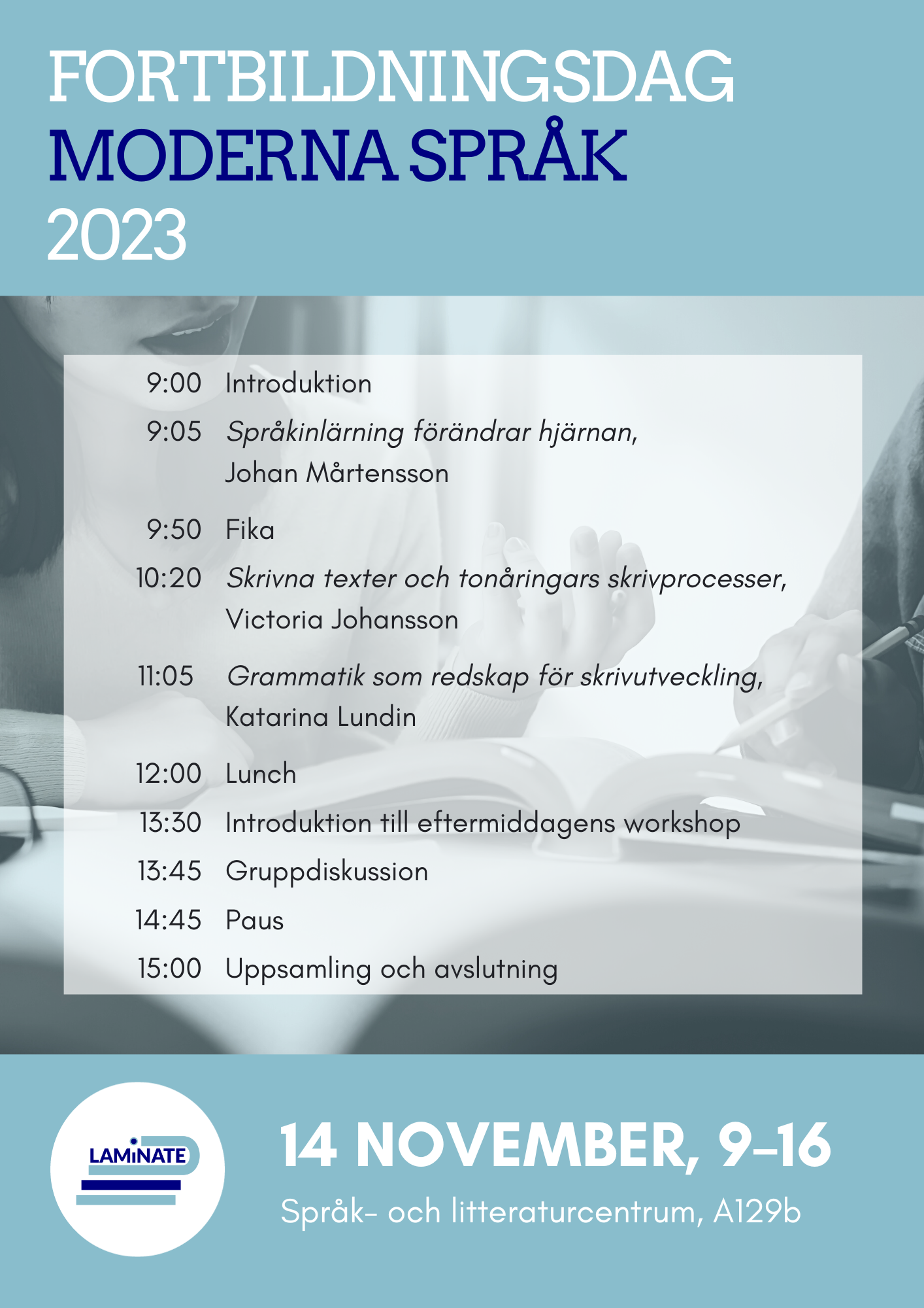 Program for the day in 2023